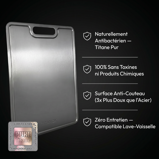 100% Pure Titanium Plate  - TitanWell
