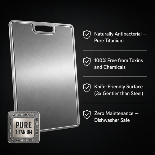 100% Pure Titanium Plate  - TitanWell