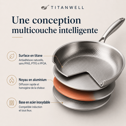 TitanWell® - Nonstick Skillet